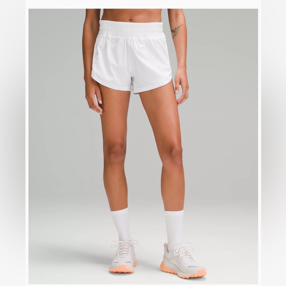 Lululemon Track That High-Rise Lined Short 3" Size 6 NWT